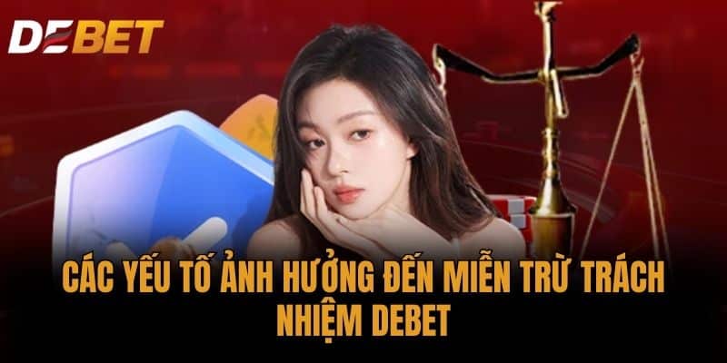 Các yếu tố ảnh hưởng đến Miễn trừ trách nhiệm DEBET
